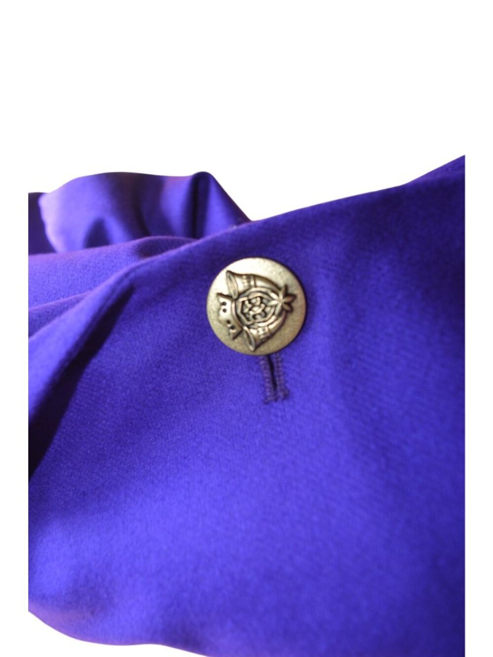 NWOT Vintage 90s Sag Harbor Royal Purple 100% Wool Blazer Women's Size 6 Petite - Picture 9 of 9